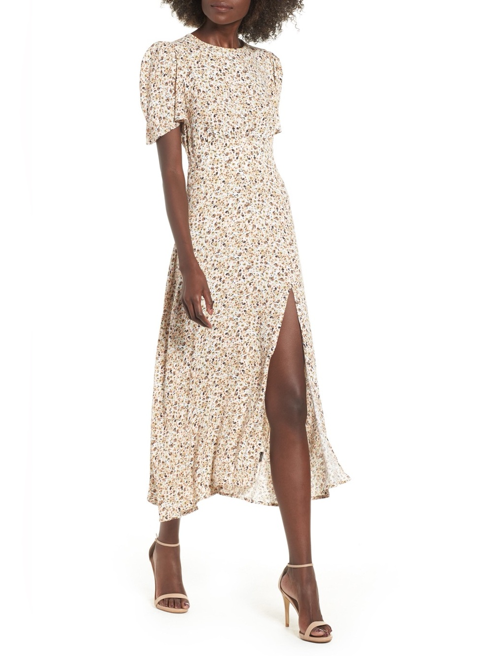 AFRM Small Floral Midi Dress